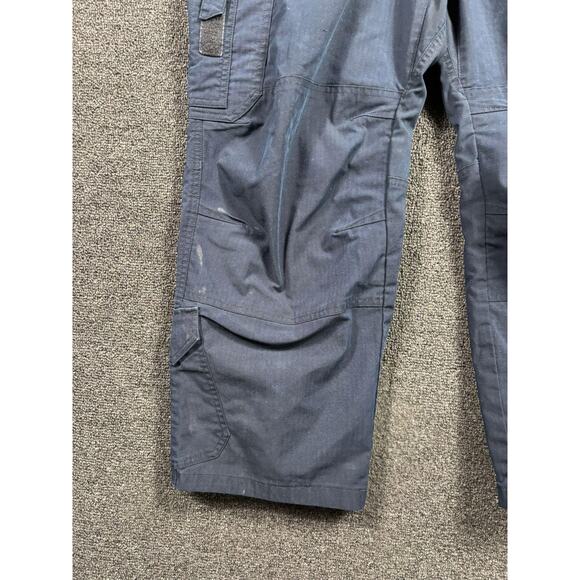 5.11 Tactical Pants Mens 36x30 Navy Blue Cargo Ripstop Work Outdoor Hiking - Picture 6 of 11